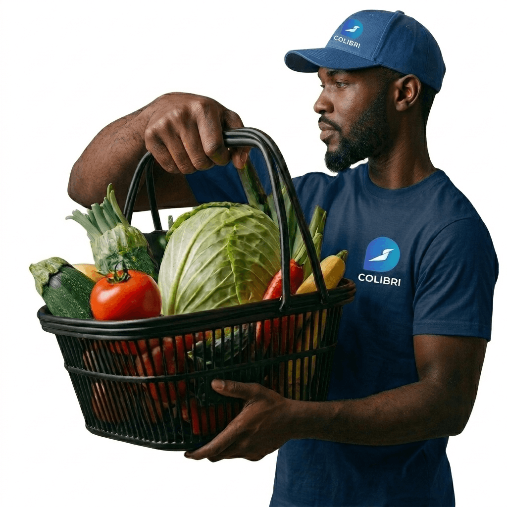 Courses alimentaires prises en charge par Colibri